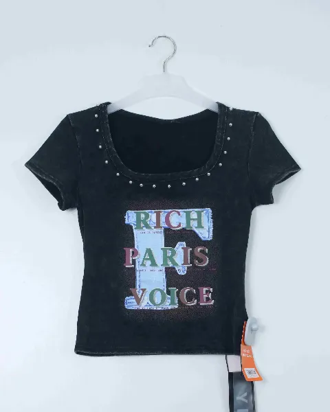 Áo phông croptop nữ Teen 558-6 trắng H27.2026.2